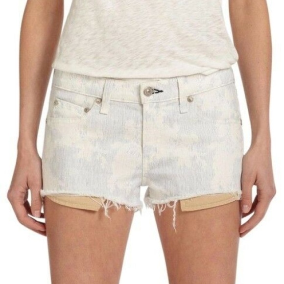 Rag & Bone 'Mila' Kahuna Printed Cut-Off Shorts - Picture 4 of 5